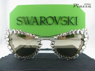 Occhiali da sole Swarovski SK7011 4001AP con clip di cristalli