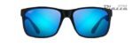 occhiali da sole maui jim b432 2m red sands nero/blu