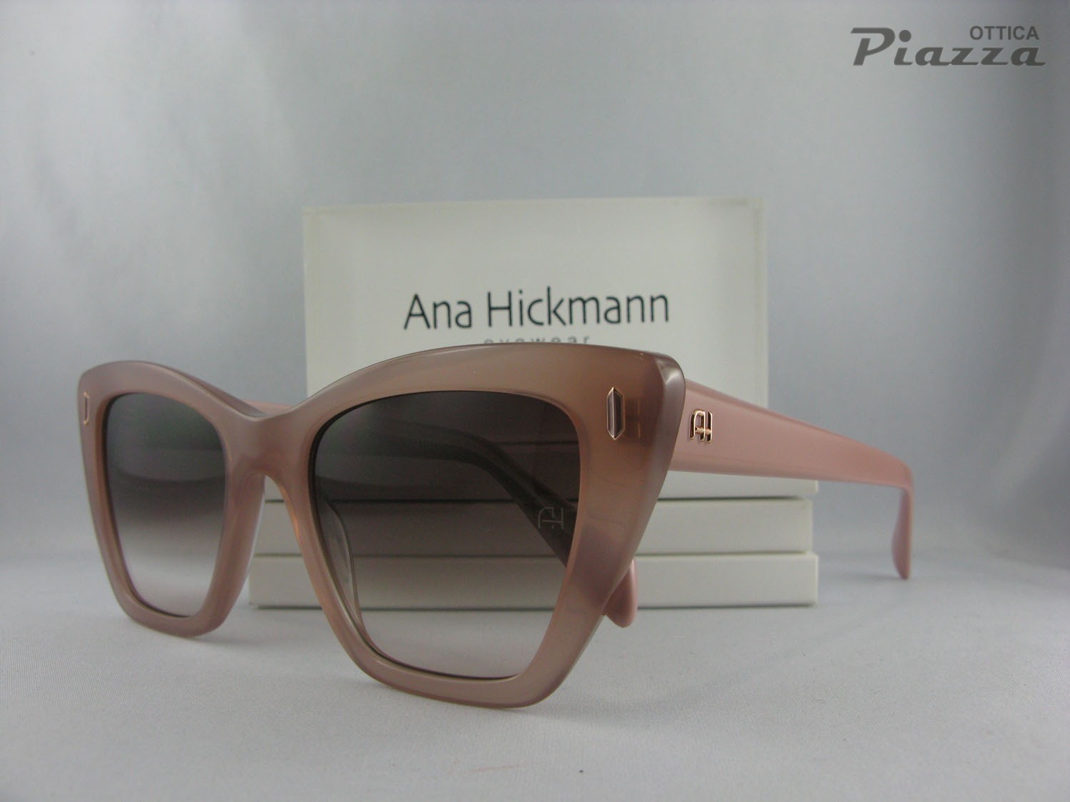 IMG_1598 Occhiali da sole Ana Hickman AH9438-T02 rosa lente cat-eye sfumata