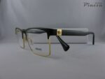 occhiali da vista in metallo dorato e nero Versace ottica piazza san marino VE1285 1443