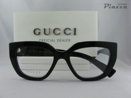 cat eye nero lucido gucci vista ottica piazza san marino