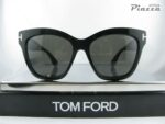 occhiali da sole tom ford a farfalla color nero lucido FT12177S 01A