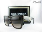 havana con monogramma dg ottica piazza occhiali da sole dolce e gabbana dg4438