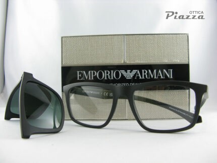 occhiali armani vista con clip sole ottica piazza rsm ea4235