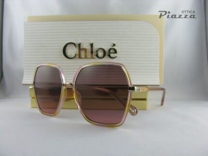 lenti ampie esagonali occhiali chloé ch0262s 003 ottica piazza rsm