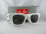 rb4940 671/87 puffer bianco ottica piazza rsm