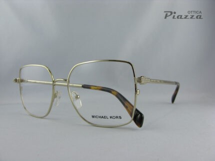 mk3091b 1014 michael kors occhiali da vista in metallo dorato ottica piazza rsm