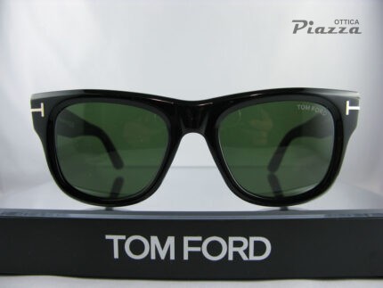 occhiali da sole ft1304/s 01n neri lucidi lente verde ottica piazza rsm