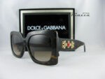 dettaglio in metallo dorato e swarowski dolce e gabbana occhiali da sole dg4525b 502/13 ottica piaza rsm