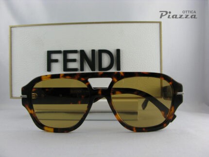 fe40130i 5556j fendi sole unisex lenti gialle