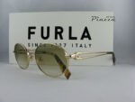 occhiali da sole in metallo furla sfub30 0300