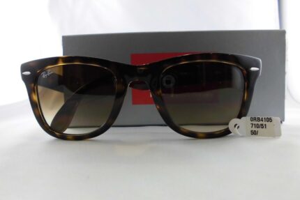 Occhiali da sole Ray Ban 4105 710/51 folding wayfarer