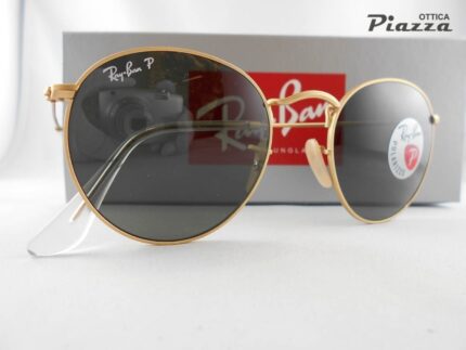Occhiali da sole Ray Ban 3447 112/58 polarizzato round metal