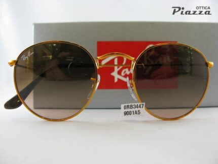 Occhiali da sole Ray Ban 3447 9001A5 round metal
