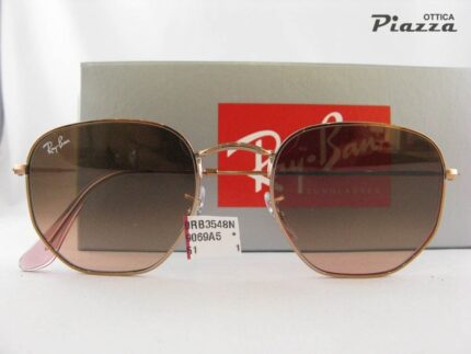 Occhiali da sole Ray Ban 3548N 9069A5 Hexagonal 8056597077323