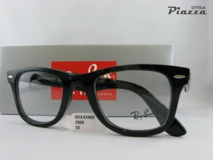 Occhiali da vista Ray Ban RX4340V 2000 wayfarer ease