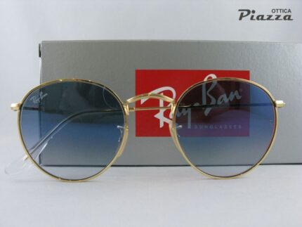 Occhiali da sole Ray Ban 3447N 001/3F Round Metal