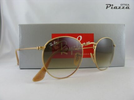 Occhiali da sole Ray Ban 3447 001/51 Round metal