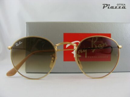 Occhiali da sole Ray Ban 3447 001/51 Round metal