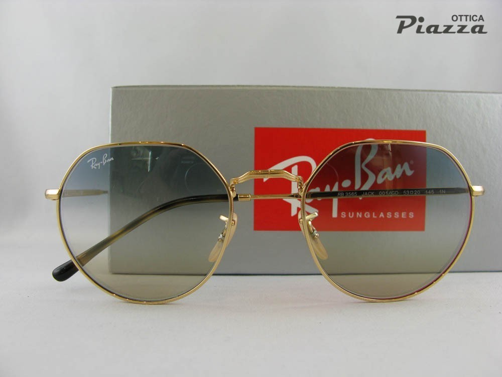 Occhiali da sole Ray Ban 3565 001/GD Jack Occhiali da sole Ray Ban 3565 001/GD Jack