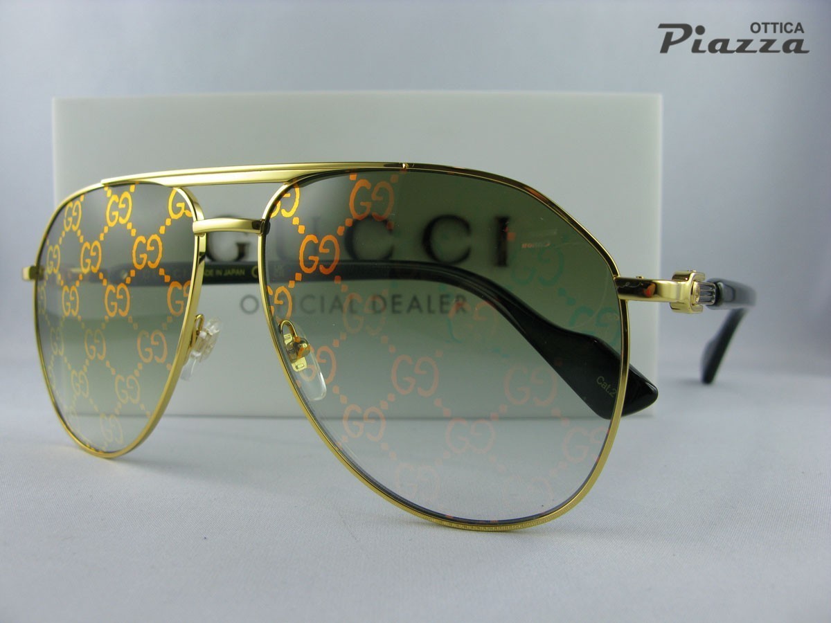 Occhiali da sole Gucci GG1220S 004 Gucci Logo 8056376417364