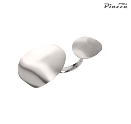 Breil anello B Whisper TJ3248 doppio el. acciaio