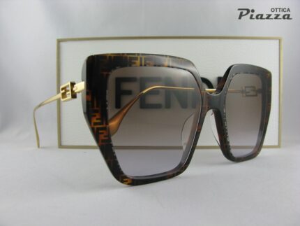 Occhiali da sole Fendi FE40012U 55F BAGUETTE
