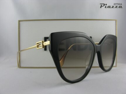 Occhiali da sole Fendi FE40011U 01F Baguette