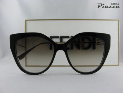 Occhiali da sole Fendi FE40011U 01F Baguette