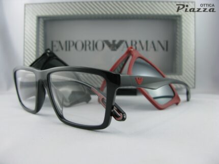 Occhiali da vista Emporio Armani EA4189U 50171W clip on