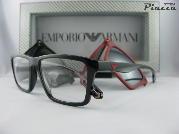 Occhiali da vista Emporio Armani EA4189U 50171W clip on Occhiali da vista Emporio Armani EA4189U 50171W clip on