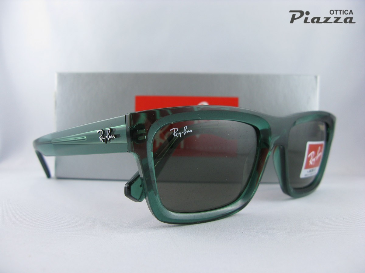 Occhiali da sole Ray Ban RB4396 6681/3 Warren verde Occhiali da sole Ray Ban RB4396 6681/3 Warren verde