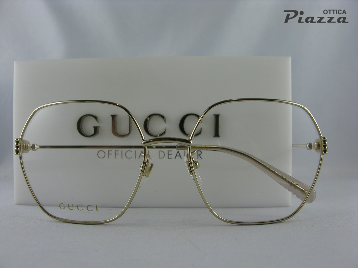 Occhiali da vista Gucci GG1285O 001 Gucci Logo