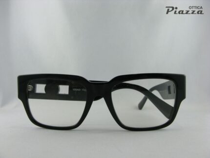 Occhiali da vista Versace VE3350 5360 neri logo nero
