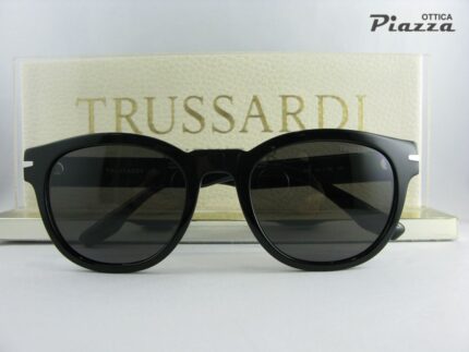 Occhiali da sole Trussardi TSM9018 A01 neri phantos