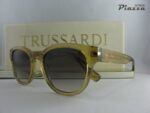 Occhiali da sole Trussardi TSM9018 T02 gialli phantos