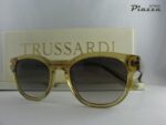 Occhiali da sole Trussardi TSM9018 T02 gialli phantos