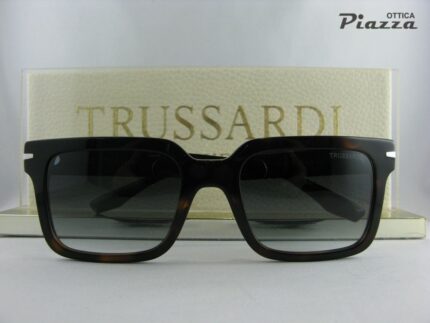Occhiali da sole Trussardi TSM9019 G23 marroni avana