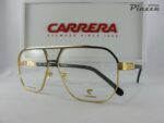 occhiali da vista Carrera 1135 I46 metallo dorato e neri