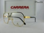 occhiali da vista Carrera 1135 I46 metallo dorato e neri