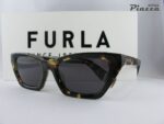 Occhiali da sole Furla SFU777 05AW marroni scuro