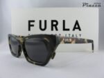 Occhiali da sole Furla SFU777 05AW marroni scuro
