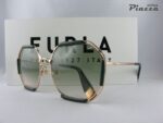 Occhiali da sole Furla SFU785 08FC esagonali