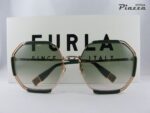 Occhiali da sole Furla SFU785 08FC esagonali
