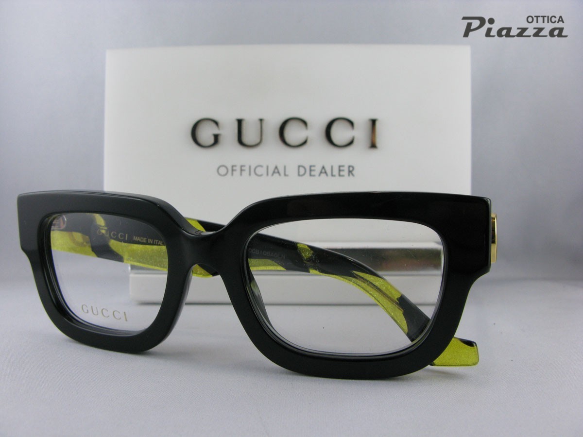 Occhiali da vista Gucci GG1548O 006 asta striata  8056376488616