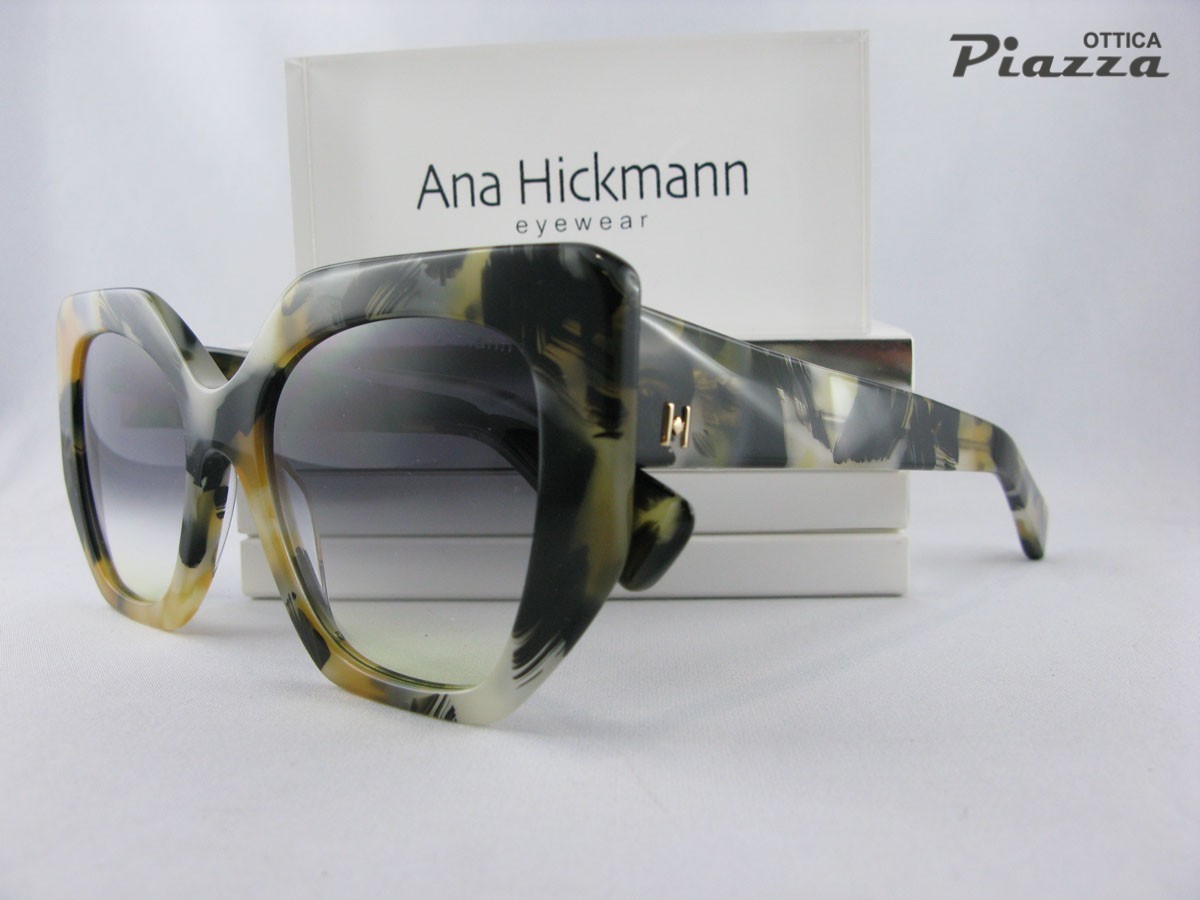 Occhiali da sole Ana Hickmann HI9224 G21 color corno striato