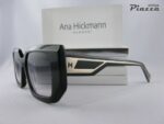 Occhiali da sole Ana Hickmann HI9229 A01 neri e asta oro