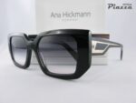 Occhiali da sole Ana Hickmann HI9229 A01 neri e asta oro