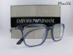 Occhiali da vista Emporio Armani EA3242 6108 blu trasparente