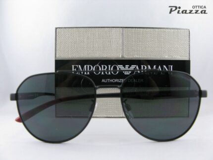Occhiali da sole Emporio Armani EA2129D 300187 goccia nera